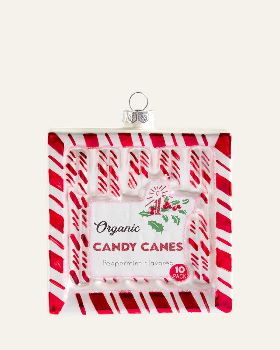 Organic Candy Canes Christmas Ornament